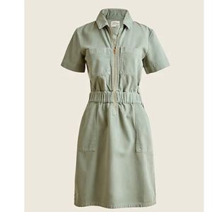 Slate Green Utility Dress